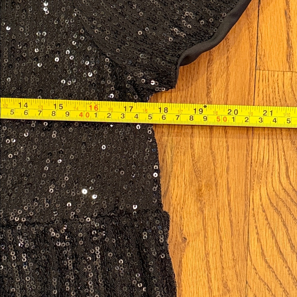 Lulu's Shimmering Black Sequin Dress - Picture 9 of 9